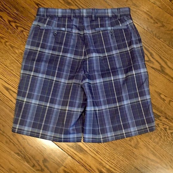 TOMMY ARMOUR Blue Plaid Mens Golf Shorts 34 - Picture 3 of 9